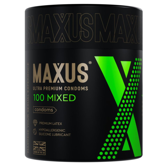 Презервативы MAXUS Mixed - 100 шт. Презервативы MAXUS Mixed - 100 шт.