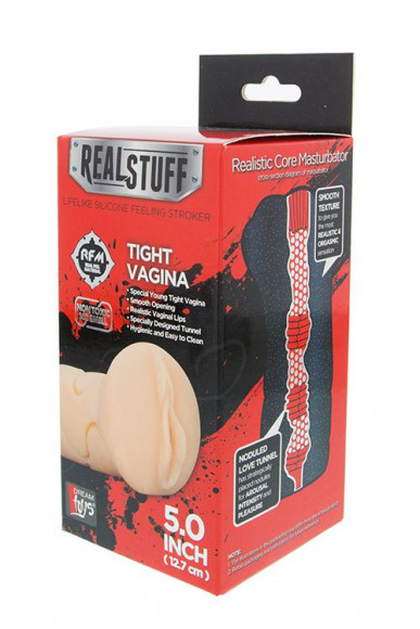 Телесный мастурбатор-вагина REALSTUFF TIGHT VAGINA Телесный мастурбатор-вагина REALSTUFF TIGHT VAGINA