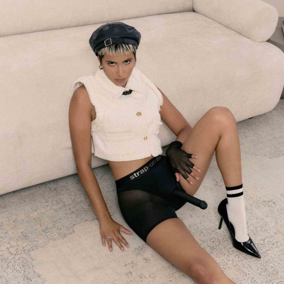 Трусики-шорты для фиксации насадок Strap-on-me Harness Lingerie Halo - size XL Трусики-шорты для фиксации насадок Strap-on-me Harness Lingerie Halo - size XL