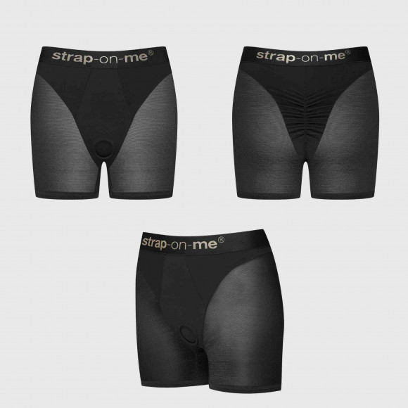 Трусики-шорты для фиксации насадок Strap-on-me Harness Lingerie Halo - size XL Трусики-шорты для фиксации насадок Strap-on-me Harness Lingerie Halo - size XL