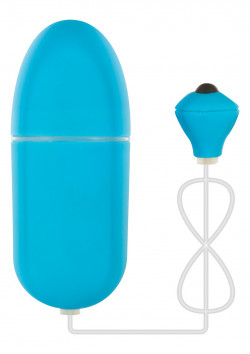 Голубое виброяйцо FUNKY EGG ON A WIRE - 7,5 см. Голубое виброяйцо FUNKY EGG ON A WIRE - 7,5 см.