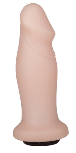 Анальный фаллоимитатор телесного цвета с ярко выраженной головкой - 14 см. Анальный фаллоимитатор телесного цвета с ярко выраженной головкой - 14 см.
