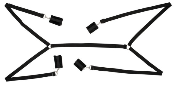 Набор для фиксации на кровати Bed Shackles Набор для фиксации на кровати Bed Shackles