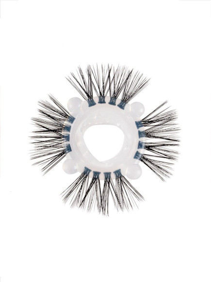 Эластичное эрекционное кольцо с черными «ресничками» Эластичное эрекционное кольцо с черными «ресничками»