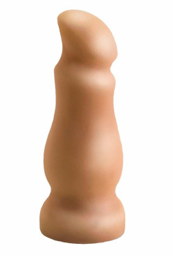 Анальный фаллоимитатор с приплюснутой головкой - 13 см. Анальный фаллоимитатор с приплюснутой головкой - 13 см.