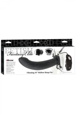 Полый универсальный страпон с вибрацией Hollow Strap-On - 25 см. Полый универсальный страпон с вибрацией Hollow Strap-On - 25 см.