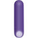 Фиолетовая вибропуля с силиконовой щеточкой для клиторальной стимуляции Fingerific