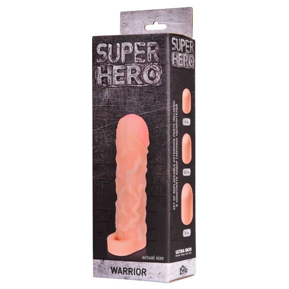 Фаллоудлинитель SUPER HERO Warrior - 16 см. Фаллоудлинитель SUPER HERO Warrior - 16 см.