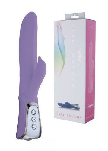 Фиолетовый вибратор VIBE THERAPY EXHILARATION - 23 см.
