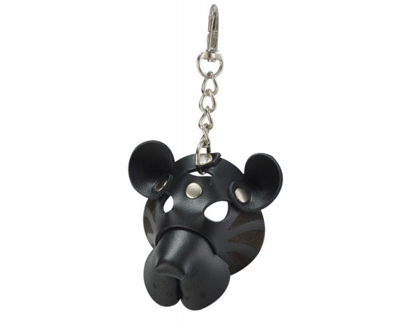 Черный брелок-маска  Ночной тигр 