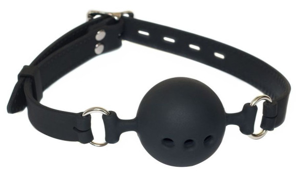 Черный кляп-шарик Charmer L Черный кляп-шарик Charmer L