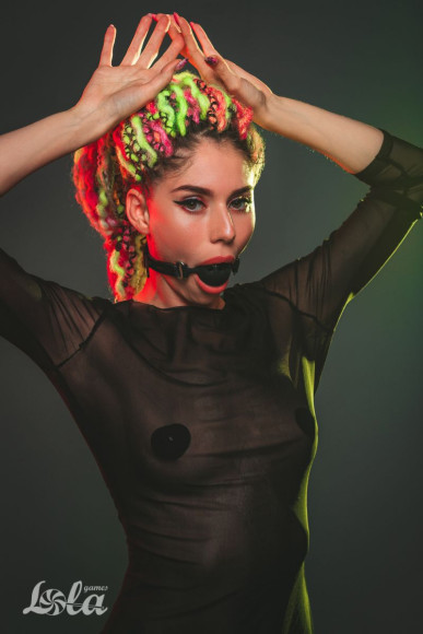 Черный кляп-шарик Charmer L Черный кляп-шарик Charmer L