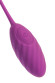 Фиолетовое силиконовое виброяйцо Purr