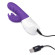 Фиолетовый вибромассажер с клиторальной стимуляцией Clitoral Suction Rabbit - 24,5 см.