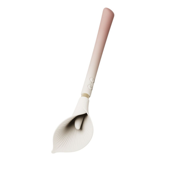 Розовый двусторонний вибромассажёр Calla