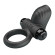 Черное эрекционное кольцо с вибрацией Adrien