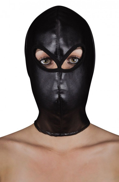 Черная маска Extreme Leather Hood Черная маска Extreme Leather Hood
