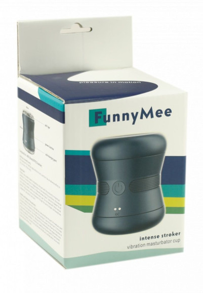 Сквозной мастурбатор в колбе с вибрацией