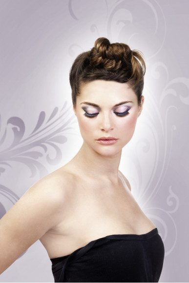 Чёрные накладные с чередованием длины Deluxe Чёрные накладные с чередованием длины Deluxe