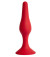 Бордовая анальная пробка Gravity M - 11 см.