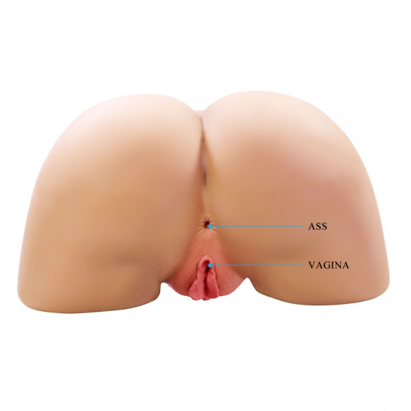 Телесный мастурбатор Olivia с 2 любовными отверстиями Телесный мастурбатор Olivia с 2 любовными отверстиями