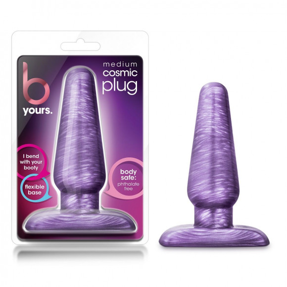 Фиолетовая анальная пробка B Yours Medium Cosmic Plug - 12 см. Фиолетовая анальная пробка B Yours Medium Cosmic Plug - 12 см.