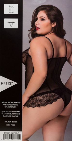 Соблазнительный полупрозрачный кружевной корсаж на тоненьких бретелях